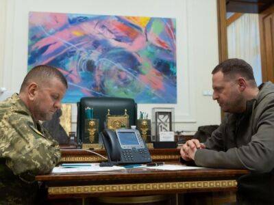 Залужный и Ермак обсудили с Салливаном и Милли ситуацию на поле боя и подчеркнули важность дальшейшей поддержки украинской армии