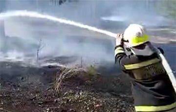 В Курганской области РФ бушуют крупные пожары