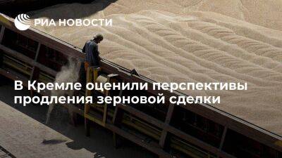 Песков заявил, что перспективы продления зерновой сделки не очень хорошие