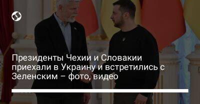 Президенты Чехии и Словакии приехали в Украину и встретились с Зеленским – фото, видео