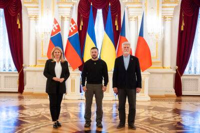 Президенты Чехии, Словакии и Украины встретились в Киеве