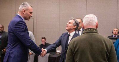 Виталий Кличко на встрече с Блинкеном в Денвере призвал усилить помощь Украине, чтобы наконец остановить варваров
