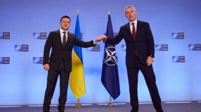 Зеленский: Если бы решение о вступлении зависело от Столтенберга, Украина была бы в НАТО