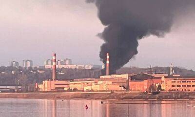 В Перми загорелся Мотовилихинский завод – кадры и детали инцидента