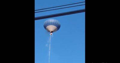 В Мексике во время полета вспыхнул воздушный шар: люди сгорели заживо (видео)