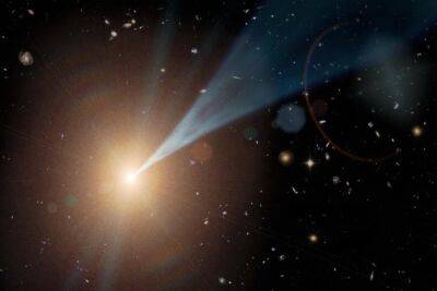 Сверхмассивная черная дыра, за которой наблюдали ученые, внезапно перенаправила струю плазмы в сторону Земли - itc.ua - Украина - Чили
