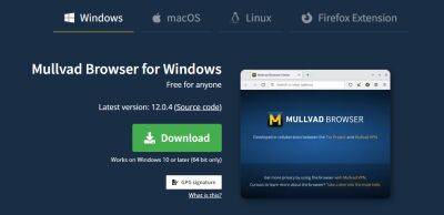 Разработчики Tor анонсировали безопасный браузер Mullvad – клон FireFox с собственным VPN, ориентированный на конфиденциальность
