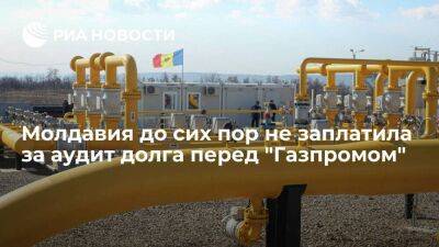 Глава Минэнерго Парликов: Кишинев до сих пор не заплатил за аудит долга перед "Газпромом"