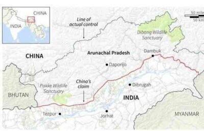 Китай пытается претендовать на территорию, переименовывая места в Гималайском регионе. Индия категорически против