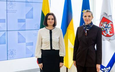 Глава МВД Литвы и Тихановская обсудили санкции, будет группа по решению вопросов белорусов
