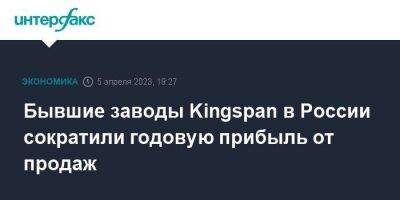 Бывшие заводы Kingspan в России сократили годовую прибыль от продаж