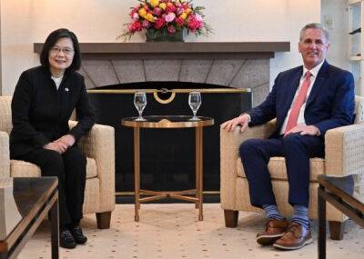 Рональд Рейган - Кевин Маккарти - Спикер Палаты представителей США и лидер Тайваня провели встречу на фоне напряженности с Китаем - unn.com.ua - Китай - США - Украина - Киев - Вашингтон - Тайвань - шт. Калифорния