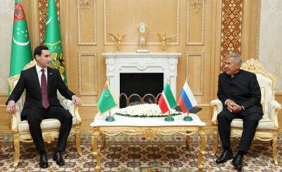 Р.Минниханов: “В условиях санкций сотрудничество Туркменистана с Россией продолжает расширяться”