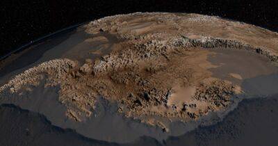 Голая пустыня. Исследователи создали карту ландшафта Антарктиды без слоя льда