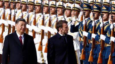 Макрон призвал Си Цзиньпина «образумить» рф и помочь остановить войну против Украины