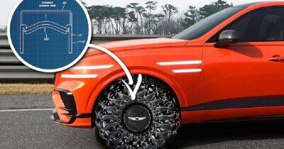 Hyundai создали уникальные автомобильные колеса с защитой от прокола шин (фото) - focus.ua - США - Украина - Патент