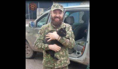 Защитник Кременной, несмотря на ранение, помог эвакуировать в Харьков кота
