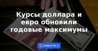Михаил Шульгин - Курсы доллара и евро обновили годовые максимумы - smartmoney.one - Россия