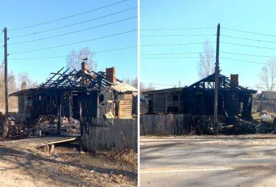 В Нелидово во время пожара в жилом доме взорвались газовые баллоны