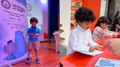 4-летний мальчик из ОАЭ стал самым молодым издаваемым писателем в мире