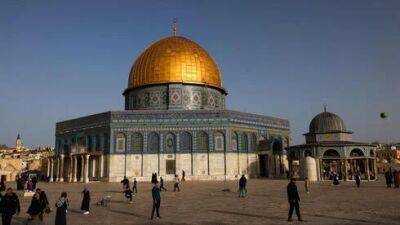 Напряженность в Иерусалиме: началось паломничество евреев на Храмовую гору