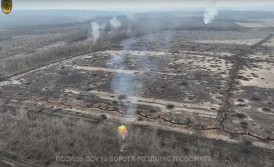Харьковская ОМБр показала, как уничтожают врага в районе Бахмута (видео)