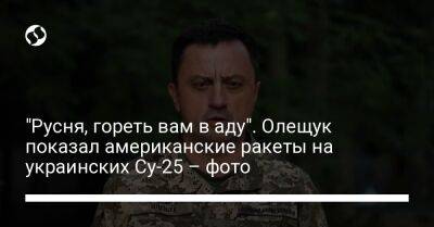 "Русня, гореть вам в аду". Олещук показал американские ракеты на украинских Су-25 – фото