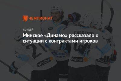 Минское «Динамо» рассказало о ситуации с контрактами игроков