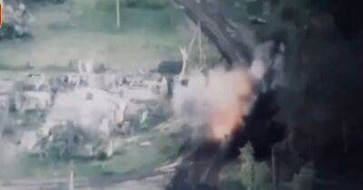 Минус еще один: украинские защитники точным ударом уничтожили российский танк (видео)