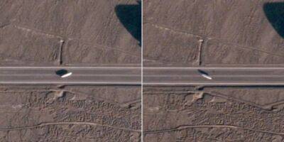 На китайской военной базе в пустыне заметили новый дирижабль — спутниковые снимки