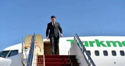 Президент Туркменистана Сердар Бердымухамедов прибыл в Таджикистан с государственным визитом