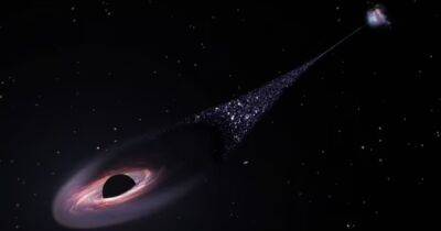 Беглянка оставляет след. Разгадана тайна убегающей из своей галактики сверхмассивной черной дыры