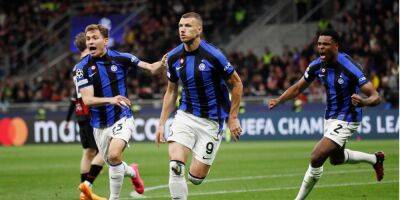 Милан уступил Интеру после провального дебюта в первом полуфинальном матче Лиги чемпионов — видео - nv.ua - Украина