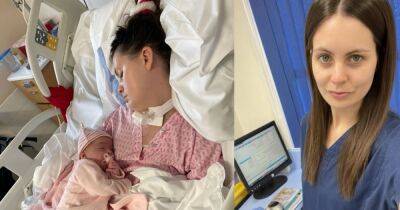 Жила с огромной опухолью: женщина родила ребенка пока была в коме (фото)
