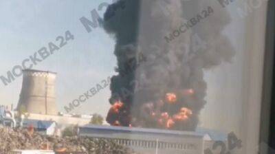 Под Москвой горят склады: площадь пожара достигла 2,5 кв м