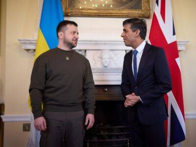 Зеленский поблагодарил Сунака за ракеты Storm Shadow и заявил, что Украина нуждается в четких сигналах относительно своего будущего с НАТО