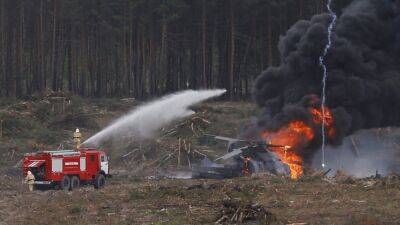 В аннексированном Крыму потерпел крушение военный вертолёт