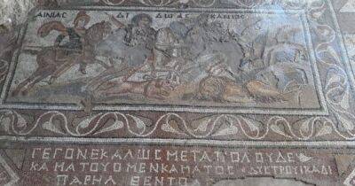 Эней был парубок моторный. Редкую мозаику героя "Энеиды" нашли на римской вилле в Турции