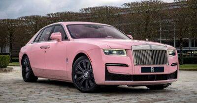 Автомобиль для Барби: Rolls-Royce представили уникальный Ghost в розовом цвете (фото)