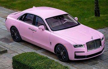 Rolls-Royce собрал эксклюзивный розовый автомобиль