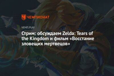 Стрим «Чемпионата» — обсуждаем The Legend of Zelda: Tears of the Kingdom и последние новинки кино