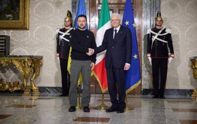 Зеленский встретился с президентом Италии