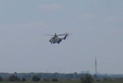 ПВО справилось на отлично: на Брянщине орки успешно сбили свой вертолет. Видео