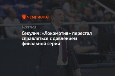 Секулич: «Локомотив» перестал справляться с давлением финальной серии
