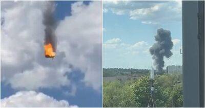 Упавший вертолет в Клинцах был сбит зенитной ракетой, — росСМИ (видео)