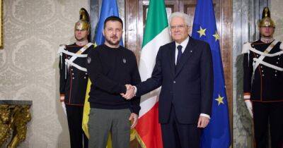 "Мы полностью на вашей стороне": Зеленский в Италии встретился с руководством страны