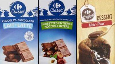 Сеть Carrefour отзывает из продажи шоколад из-за опасной ошибки на этикетке