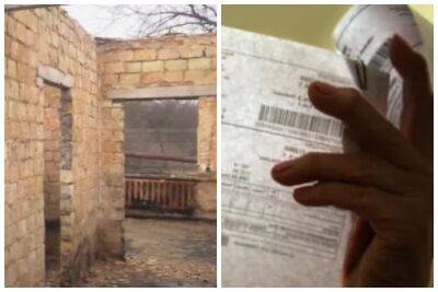 Долги за газ: украинку заставили платить 7000 грн за услуги в разрушенном доме