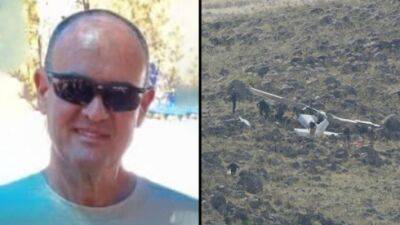 54-летний пилот-любитель погиб в авиакатастрофе на севере Израиля