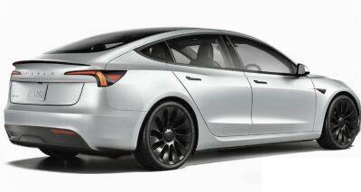 Tesla Model 3 Highland - фото обновленного авто и особенности